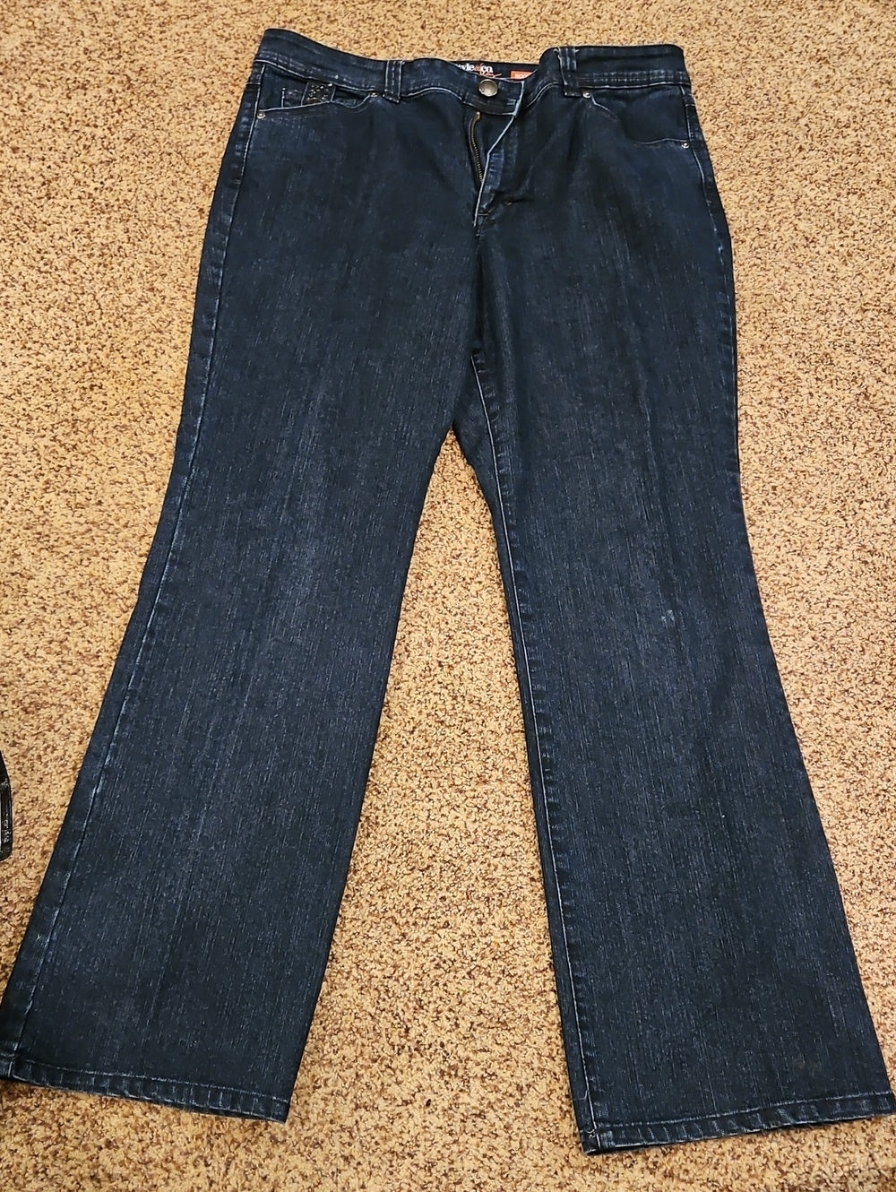 Style & Co. Women’s Boot Cut Jeans in Dark Blue